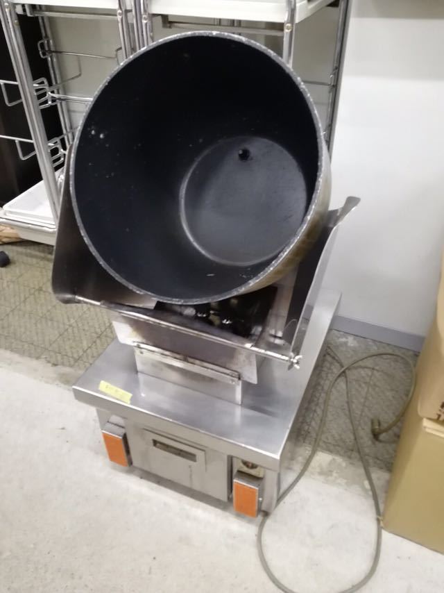 ⑤ コーヒー焙煎機 珈琲焙煎☆自動回転式 プロパンガス/LPガス☆着火OK！ 回転OK！上下動作OK！☆オーダーメイド品☆愛知県一宮市引取歓迎