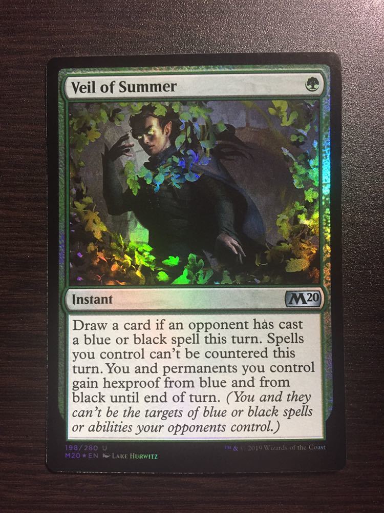 MTG foil 英語版 夏の帳 Veil of Summer ⑤ 【公式通販】