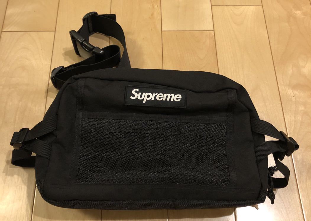 早い者勝ち　本日限定価格 Supreme ボディバッグ ブラック SUPREME/シュプリーム ボディバッグ ウエストバッグ Box logo BLACK 即完売