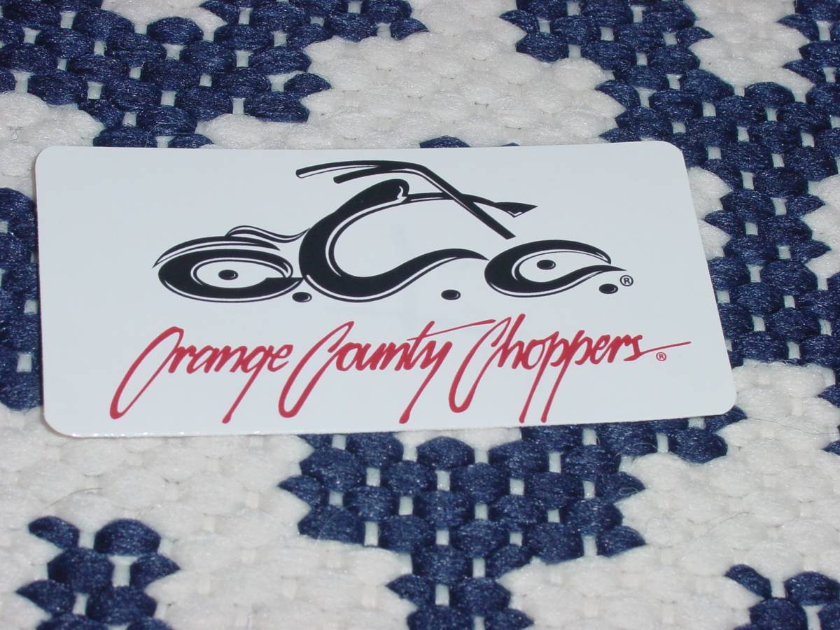 OCC Classic OCC Sticker Orange County Choppers オレンジカウンティチョッパーズ(ステッカー ...