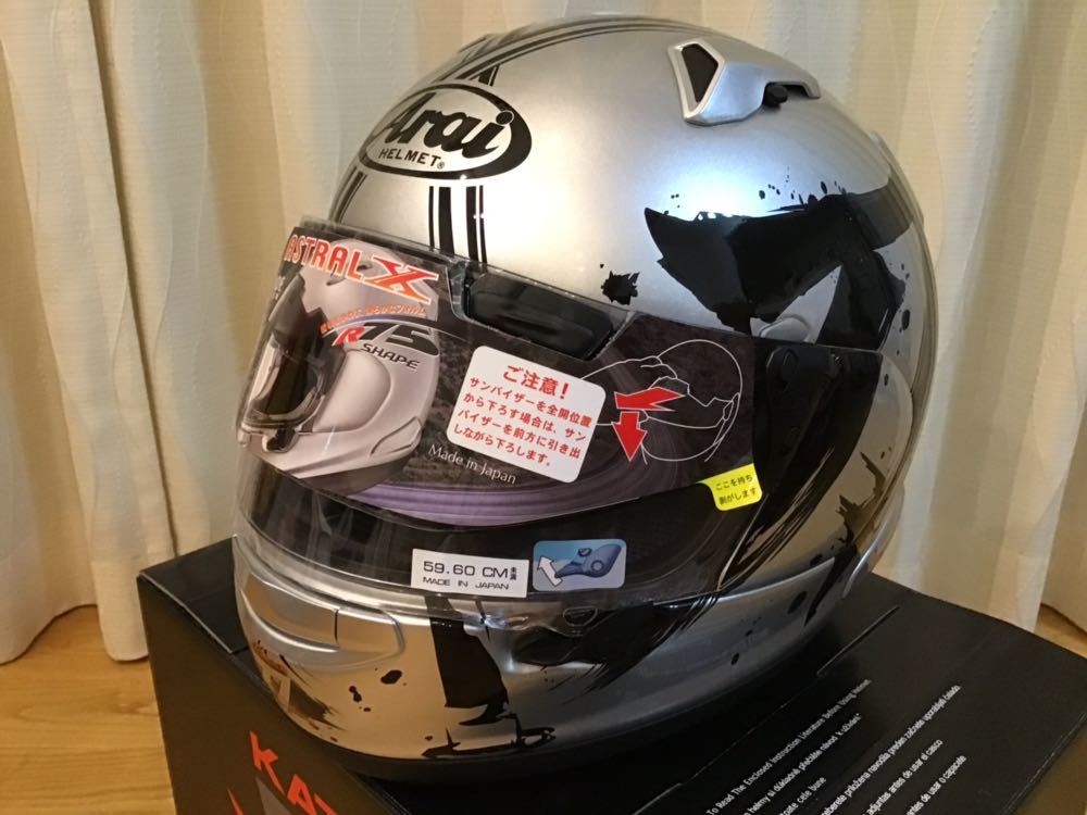Arai フルフェイスヘルメット アライ アストラルX SUZUKI 刀 カタナ