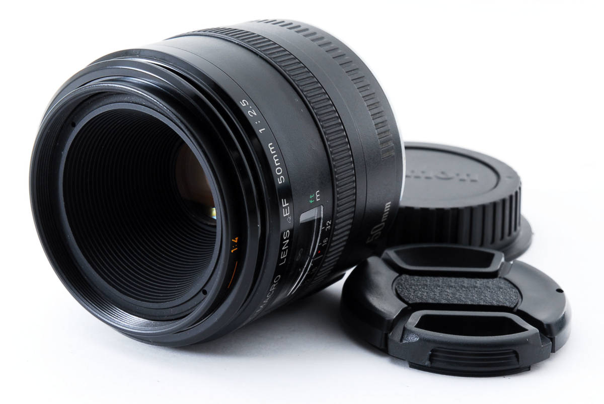 驚きの破格値，豊富な 465066 CANON キャノン EF 50mm F2 5 COMPACT MACRO ＃438(キヤノン)｜売買されたオークション情報、yahooの商品情報をアーカイブ公開 - オークファン キヤノン