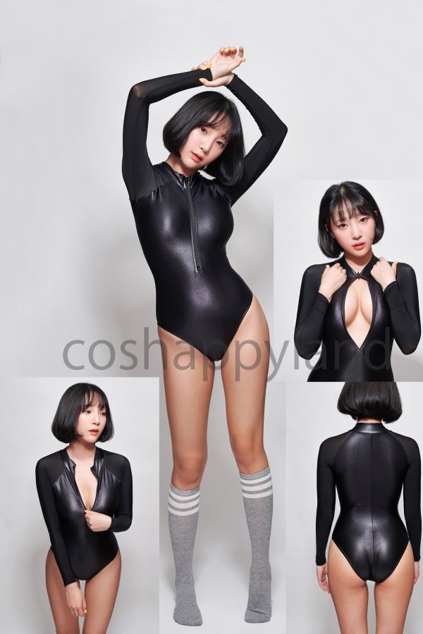 1914M. LEOHEX2019年最新作！【Ｍサイズ】高品質の生地ハイレグレオタード★目立つ競泳.水着.レースクイーン