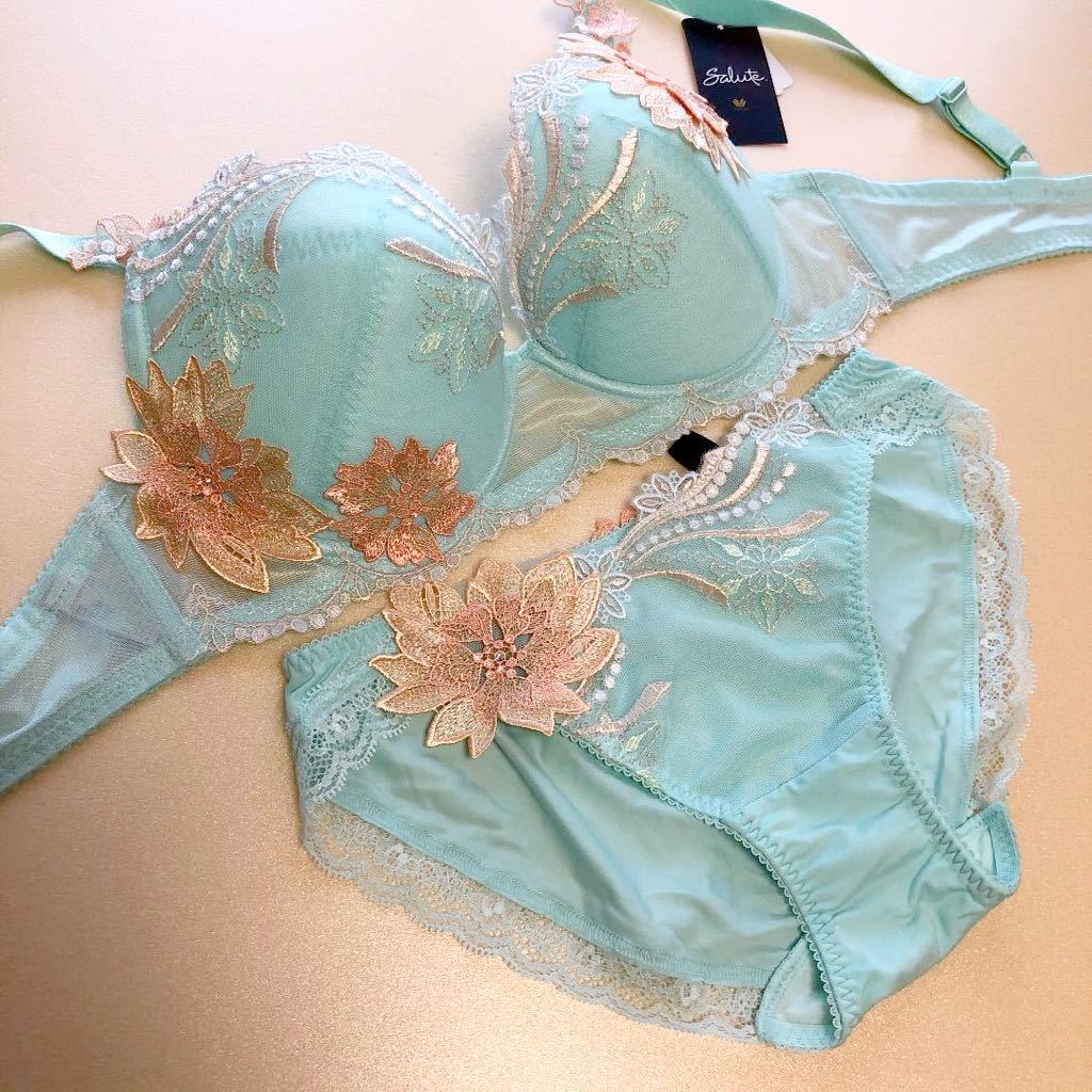 サルート E75 日本の花嫁 E75⁄L GY 03 P-upブラ ソング ☆ワコール
