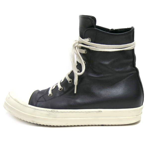DRKSHDW Rick Owens RAMONES SNEAKERS サイドジップ レザー スニーカー 