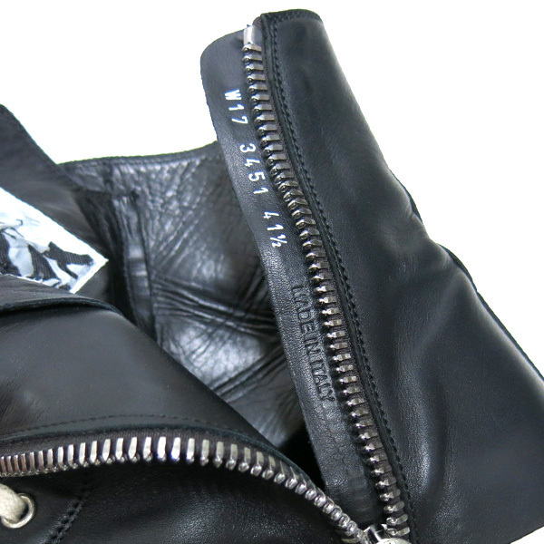 DRKSHDW Rick Owens RAMONES SNEAKERS サイドジップ レザー スニーカー 