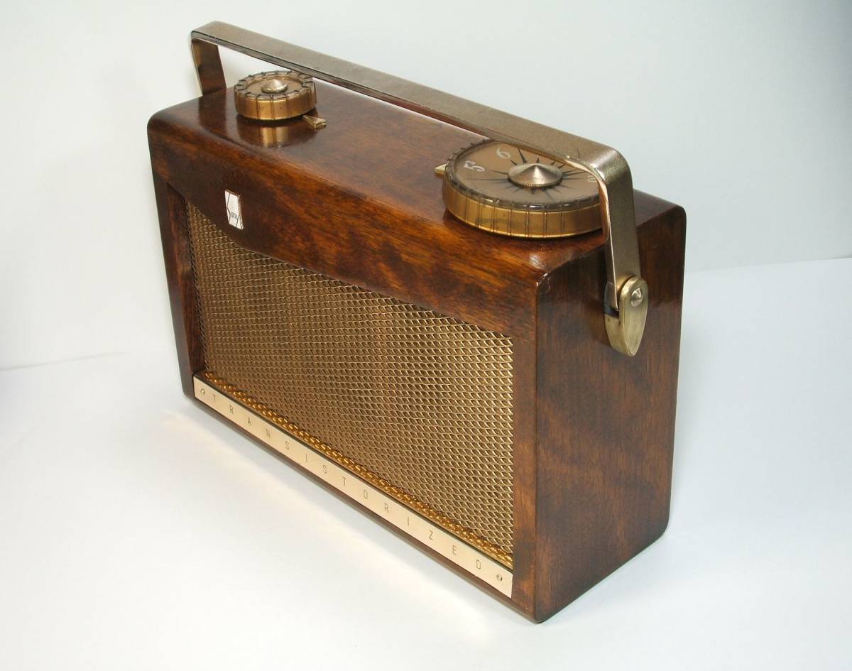 希少】貴重なソニー初期の木製トランジスタラジオ「SONY TR-72」動作品