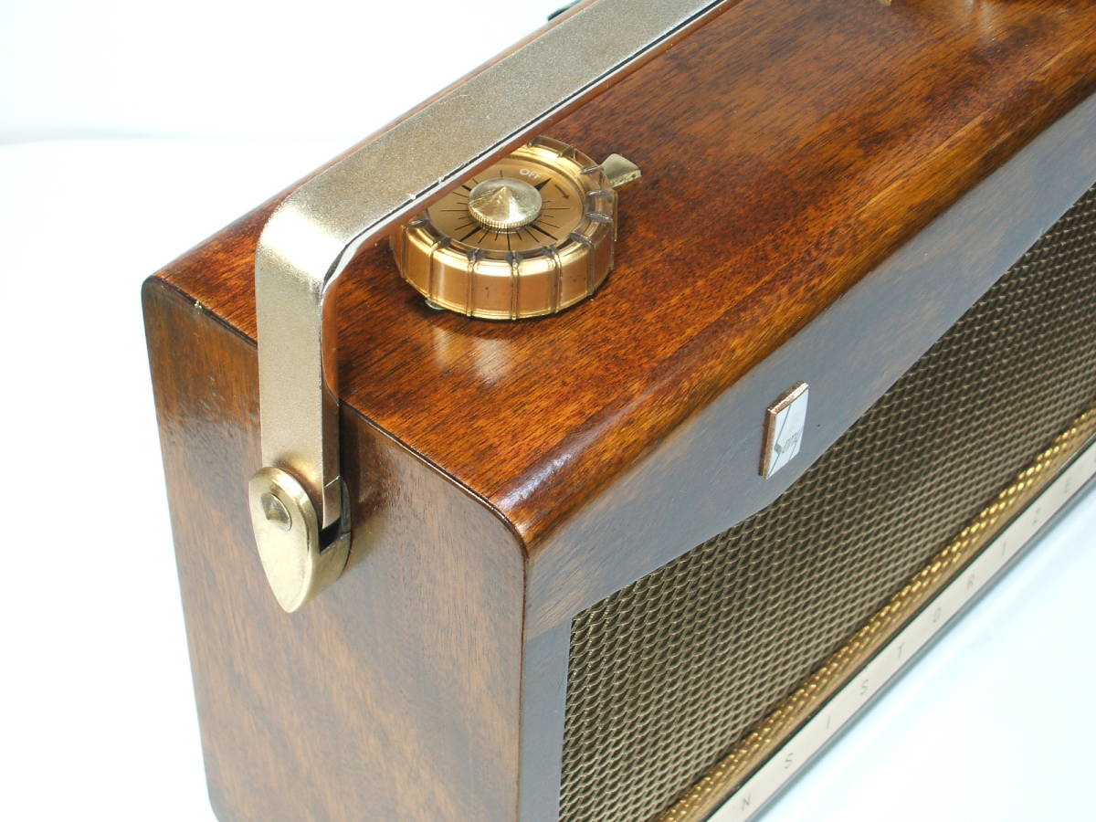 希少】貴重なソニー初期の木製トランジスタラジオ「SONY TR-72」動作品