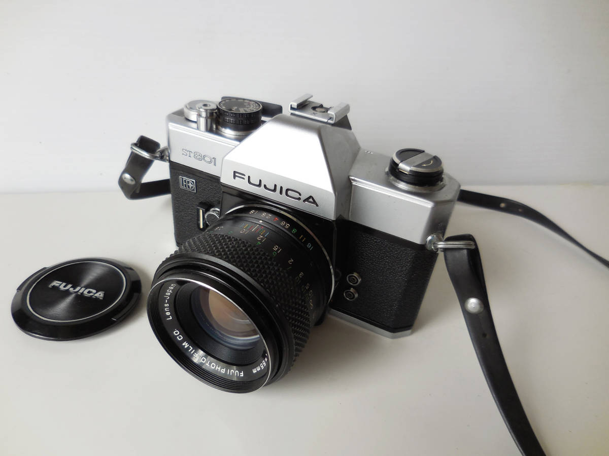 FUJICA ST801（プリズム腐食無し）M42、MF機最高峰 EBC55mmF1.8単焦点