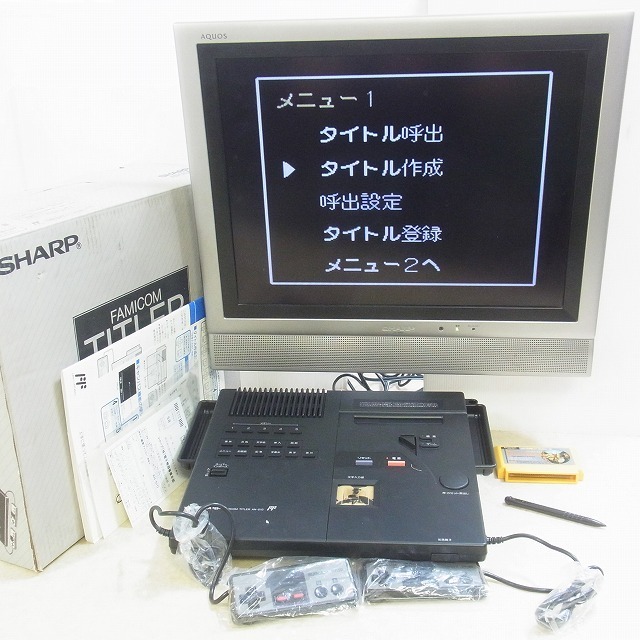 シャープツインファミコン AN-505 動作未確認 シャープ ツイン