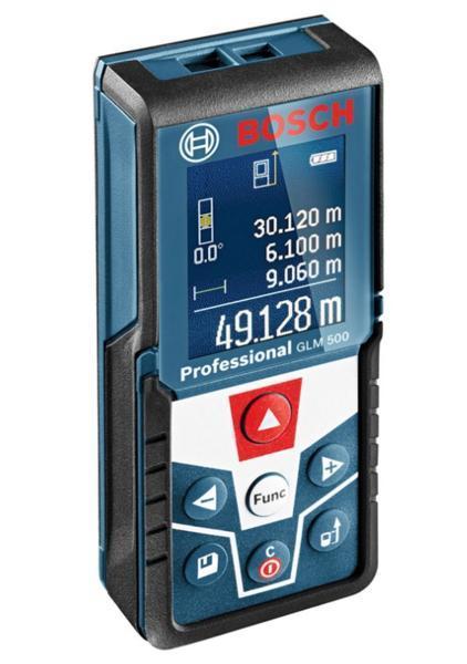 【ボッシュ】レーザー距離計 GLM500 最大測定距離50m カラー液晶ディスプレイ採用 充電器・電池セット付 BOSCH GLM500J