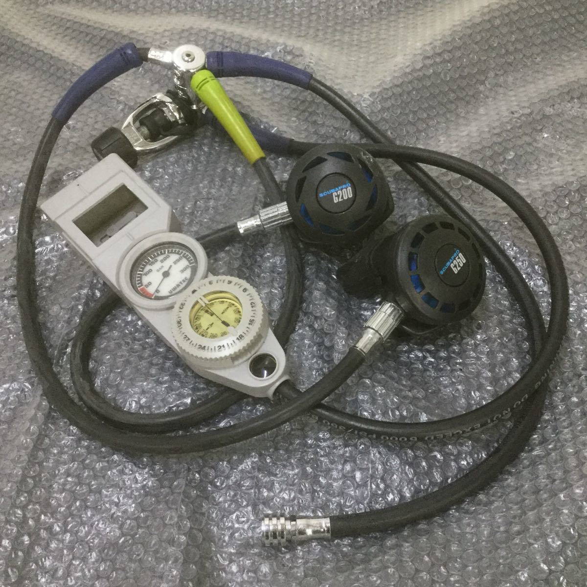 ダイビング オクトパス ゲージ 重器材 スキューバプロ セット 