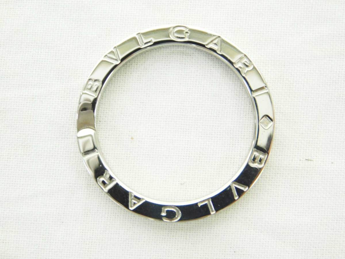 【超美品】ブルガリ キーリング シルバーネックレス 箱＆チェーン＆予備リング付き ☆専用箱付き☆】BVLGARI ブルガリ□キーリング□ブルガリブルガリ