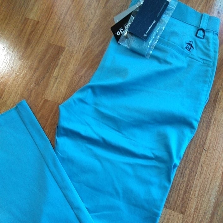  定価17600 マンシング ストレッチ スラックス パンツ w82 ブルー 水色 春夏 デサント ゴルフ メンズ MunsingWear レターパック可(82cm～)｜売買されたオークション情報、yahooの商品情報をアーカイブ パンツ、スラックス