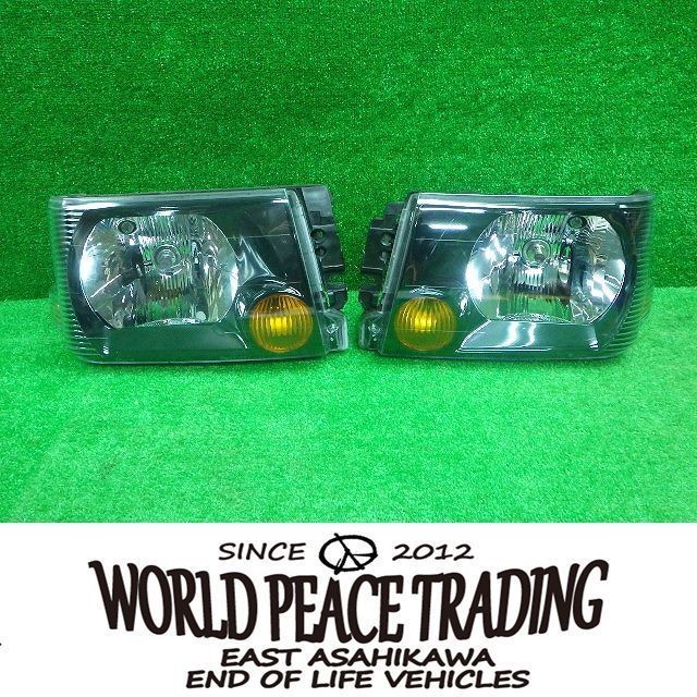 三菱　ミニキャブバン　U61V ヘッドライト左右セット 三菱 U61V/U62V ミニキャブ ヘッドライト 左右セット 190322116