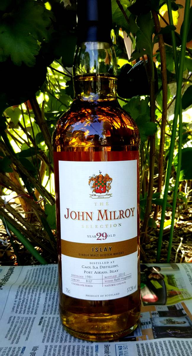 長熟古酒 カリラ 29年 1981年 ジョン・ミルロイ シングルモルトスコッチウイスキー リフィルホグスヘッド Caol Ila アイラレアモルト_1