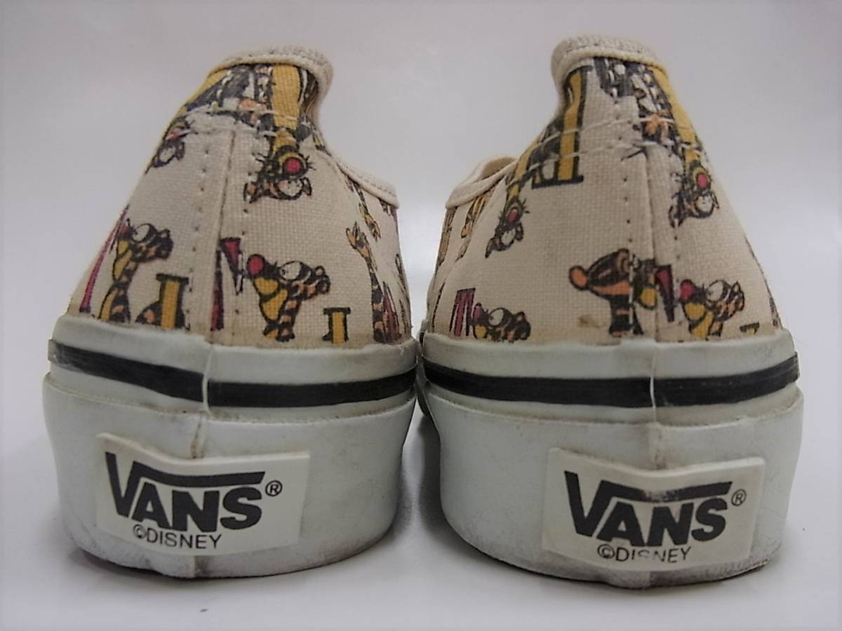 ビンテージ 90年代オリジナル Vans Disney くまのプーさん ティガー オーセンティック ２４ ５ Usa製 バンズ ディズニー ヴァンズ バンズ 売買されたオークション情報 Yahooの商品情報をアーカイブ公開 オークファン Aucfan Com
