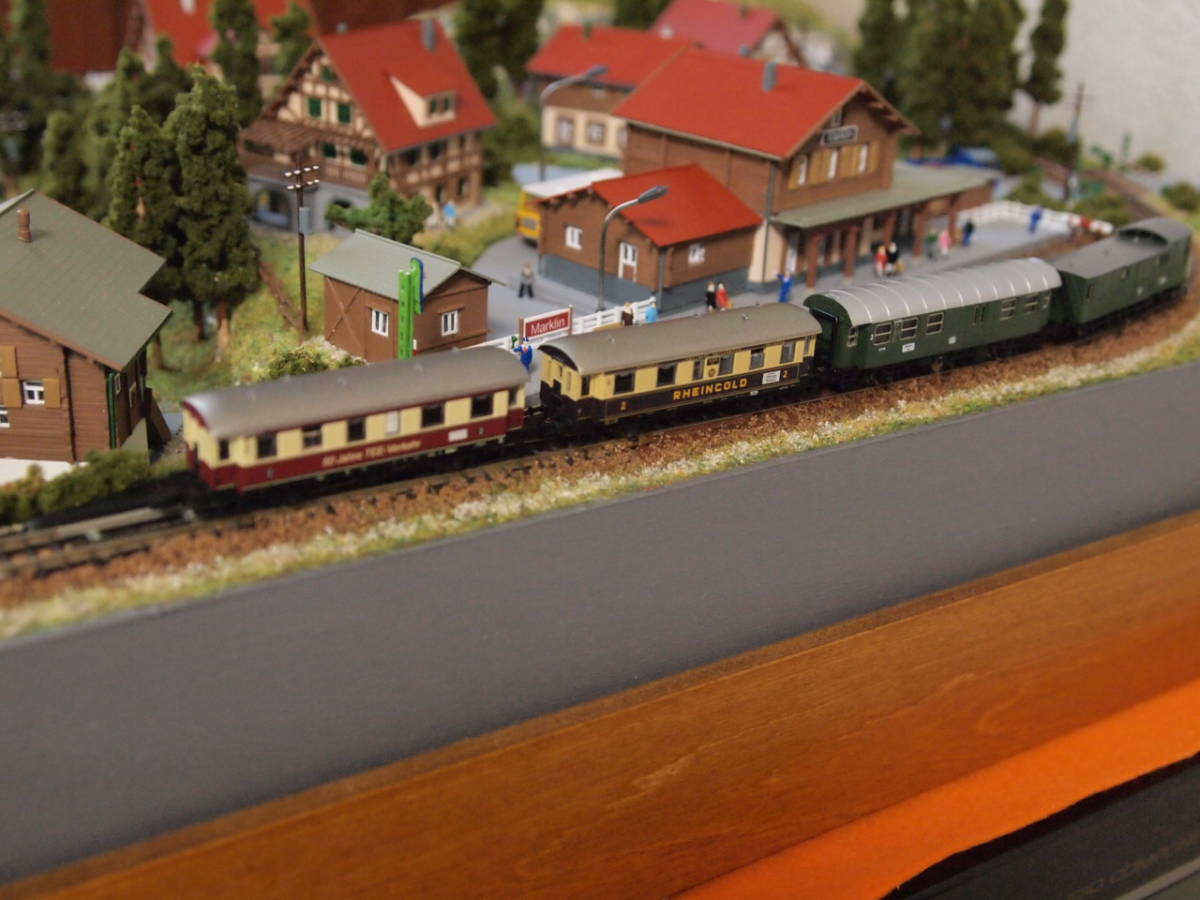 HOゲージ メルクリン客車等4両セット メルクリン 蒸気機関車 客車4両