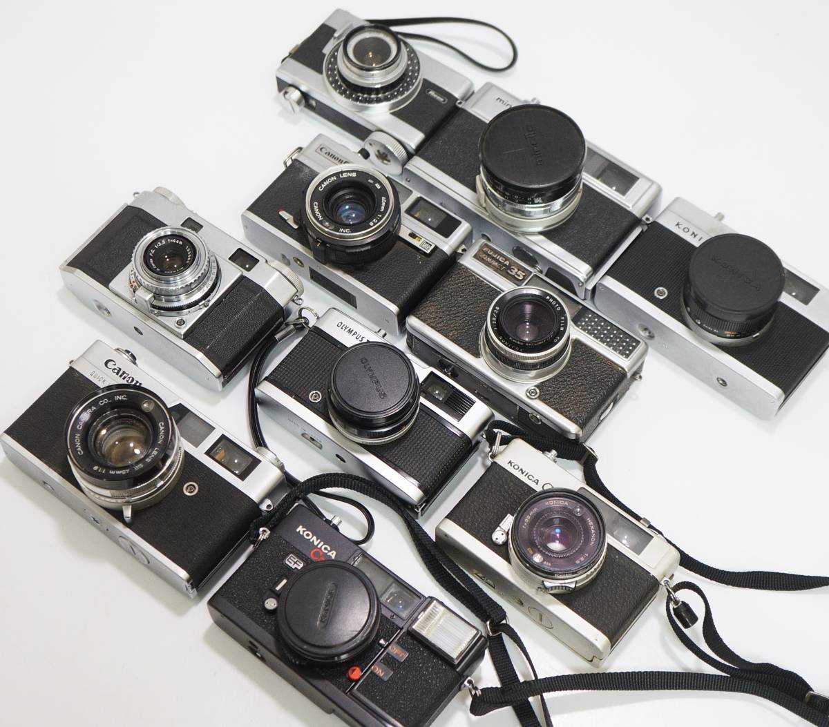 フィルムカメラ | カメラ 10台まとめて キャノン⁄ミノルタ⁄コニカなど 