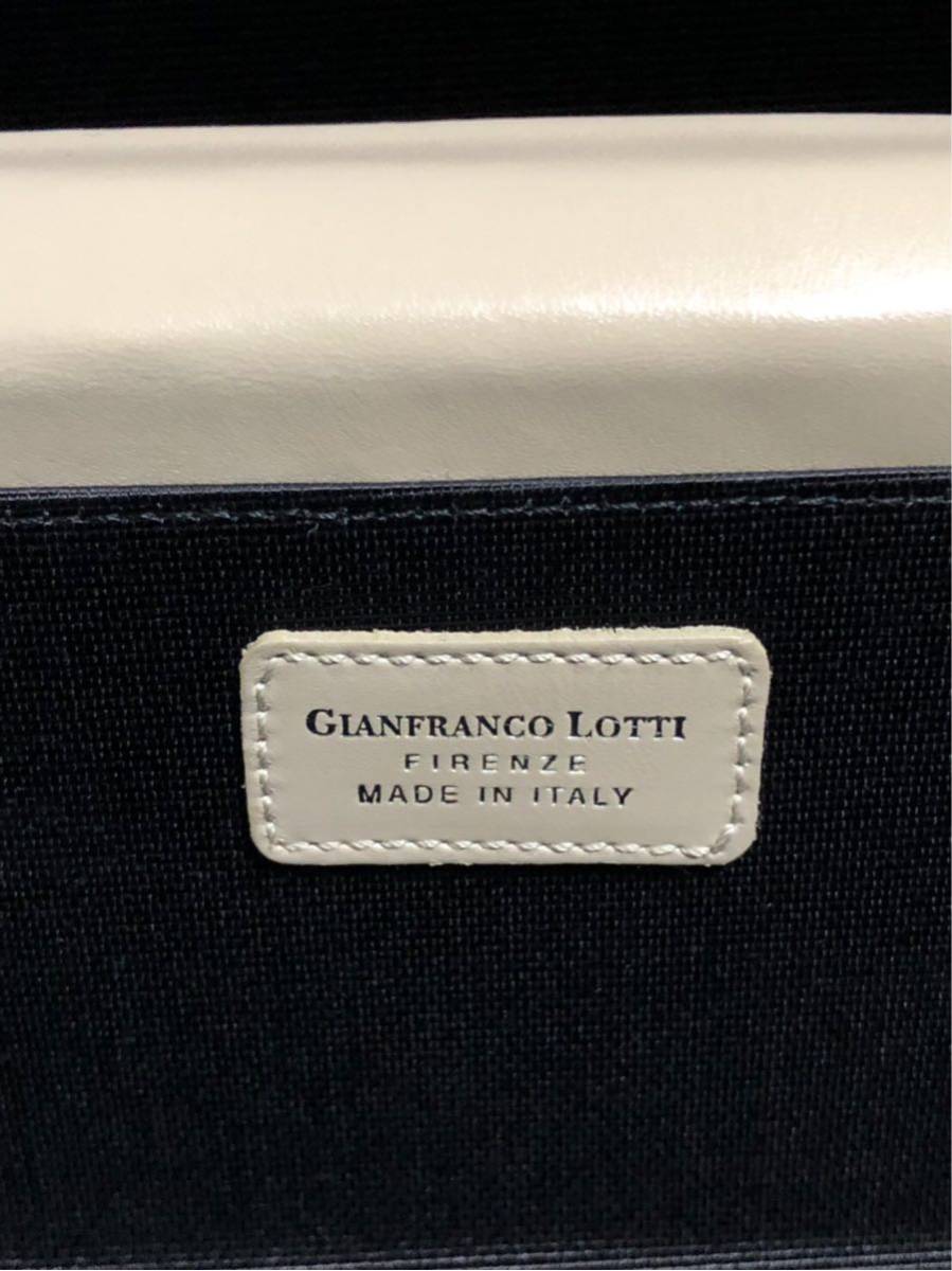 ☆極美品☆ GIANFRANCO LOTTI ジャンフランコロッティ レザー バニティ