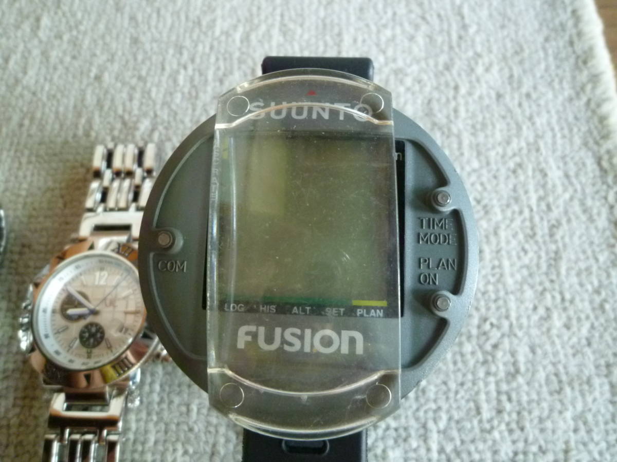 ELGIN/CASIO/スイスミリタリー/TOPANGA/GC/SUUNTO FUSIONCASIO/・未チェック…ジャンク6点
