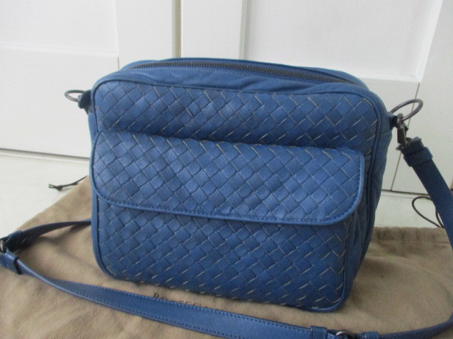 驚きの破格値，新作 本物 ボッテガヴェネタ 青 レザーメッシュ２WAYショルダーバック(かばん、バッグ)｜売買されたオークション情報、yahooの商品情報をアーカイブ公開 - オークファン 女性用