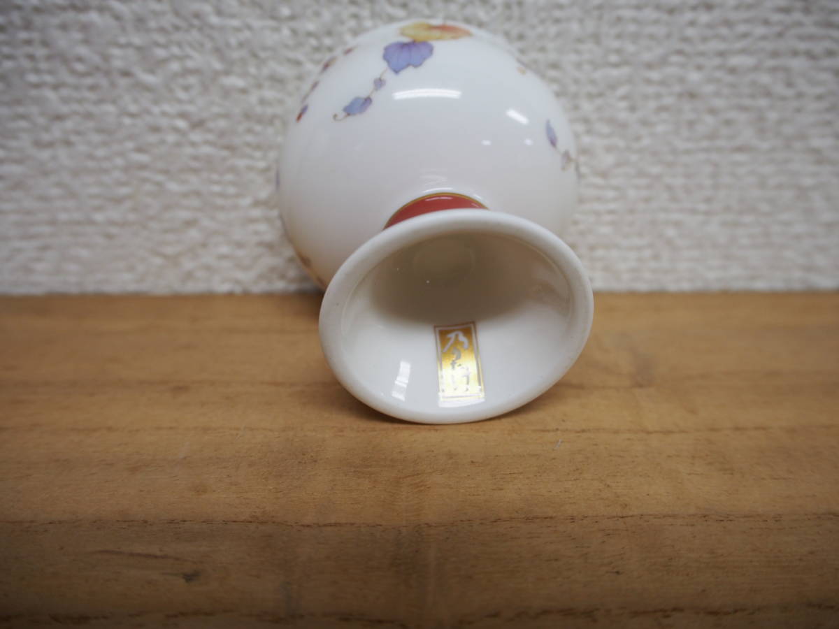 Noritake＊乃リタケ:酒器揃・・徳利．2本　馬上杯（盃)．5客　【高円の聖】陶器_10