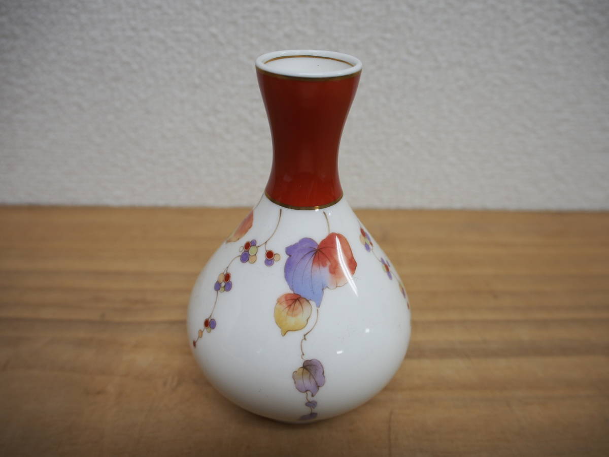 Noritake＊乃リタケ:酒器揃・・徳利．2本　馬上杯（盃)．5客　【高円の聖】陶器_3
