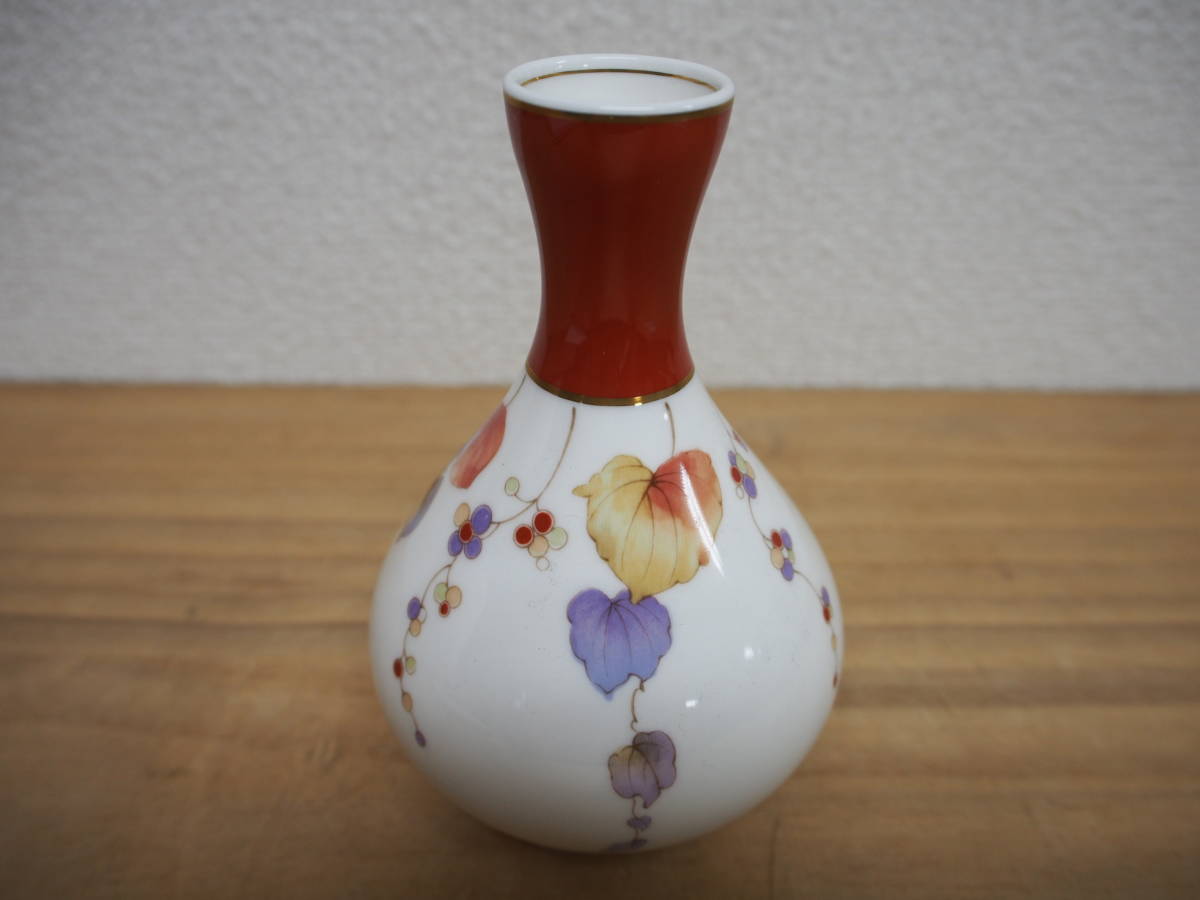 Noritake＊乃リタケ:酒器揃・・徳利．2本　馬上杯（盃)．5客　【高円の聖】陶器_5