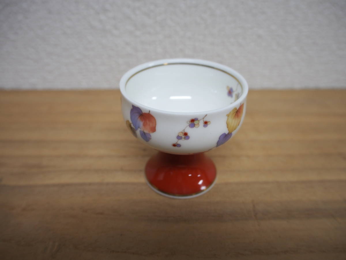 Noritake＊乃リタケ:酒器揃・・徳利．2本　馬上杯（盃)．5客　【高円の聖】陶器_8
