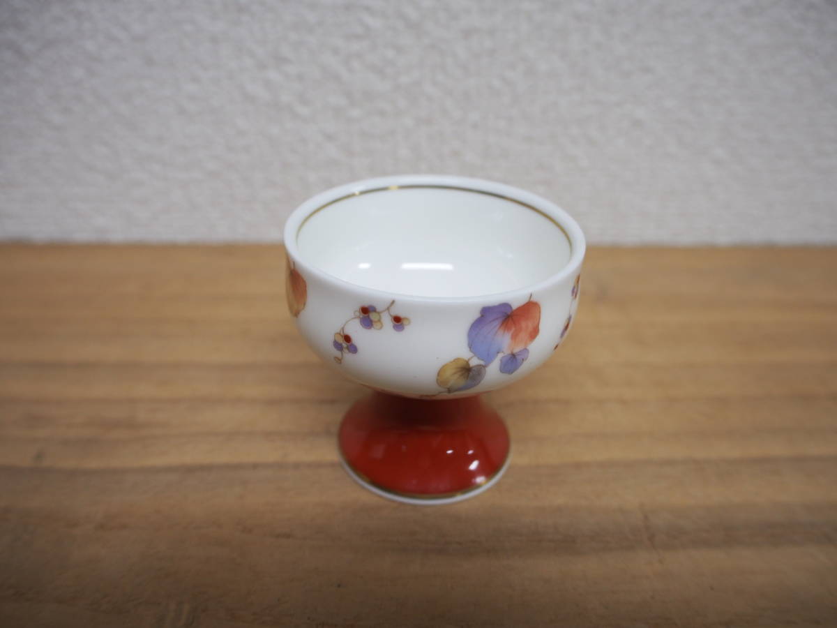 Noritake＊乃リタケ:酒器揃・・徳利．2本　馬上杯（盃)．5客　【高円の聖】陶器_9