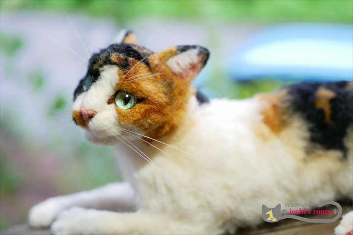 ☆世界樹☆「三毛猫」 羊毛フェルト 猫 犬 リアル ぬいぐるみ ☆世界樹☆「三毛猫」 羊毛フェルト 猫 犬 リアル ぬいぐるみ