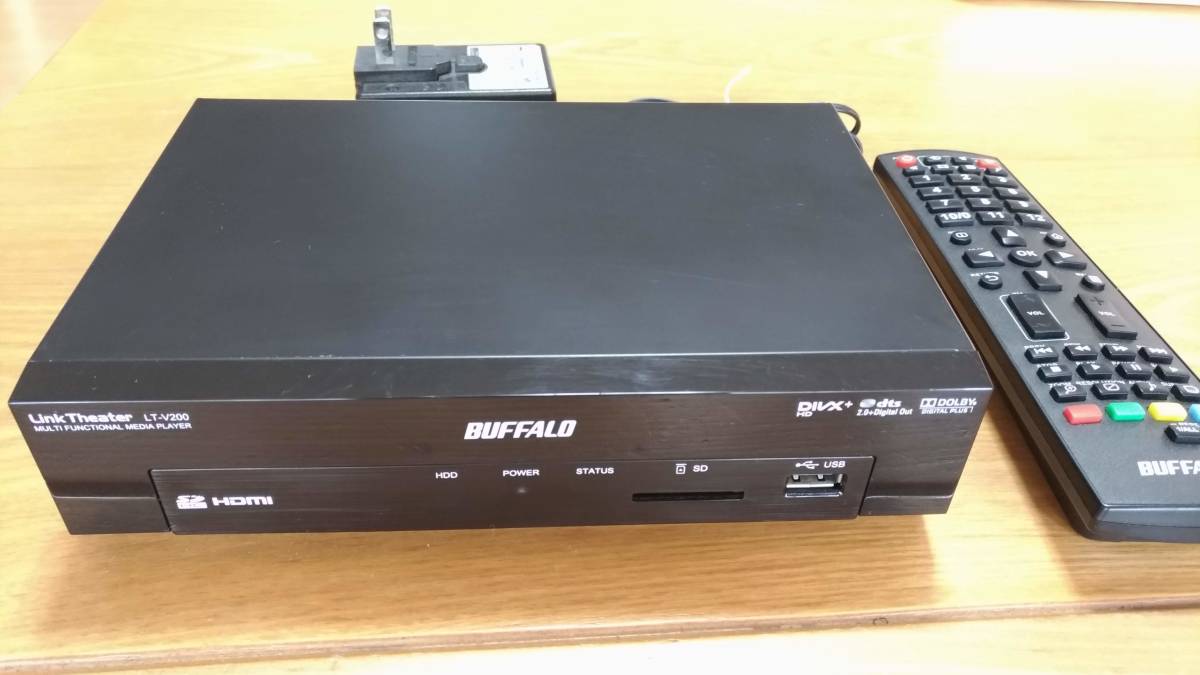 美品 バッファロー HDD内蔵可 LT-V200 Buffalo LinkTheater メディア