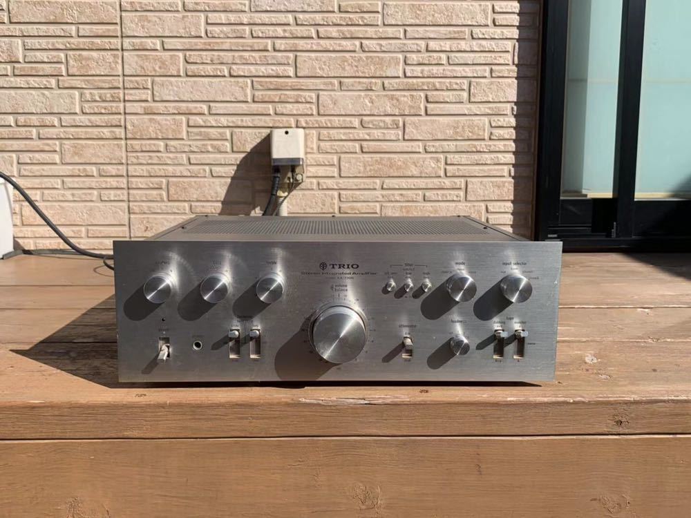 【送料込み】TRIO トリオ KA-7300D プリメインアンプ ジャンク】中古 TRIO プリメインアンプ KA－7300、通電のみ確認済み