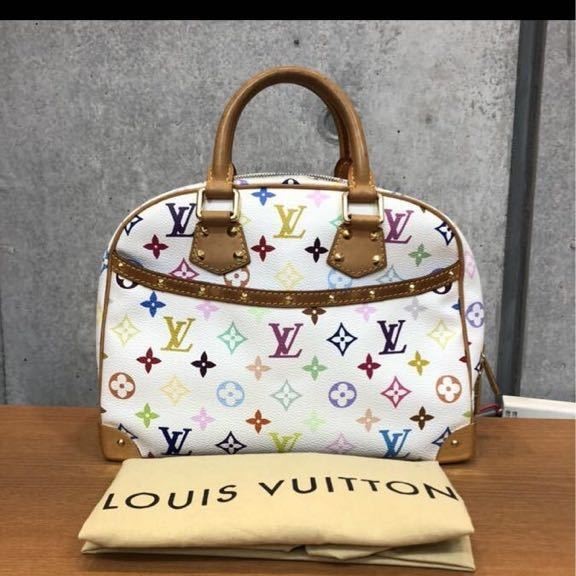 ヴィトンハンドバッグ ルイヴィトン モノグラム 白 バッグ LOUIS ルイ