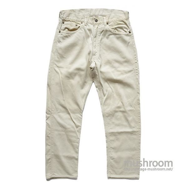 100～♪オリジナル 1960'S LEVI'S 911B ピケ パンツ BIGE W32 ボタン裏