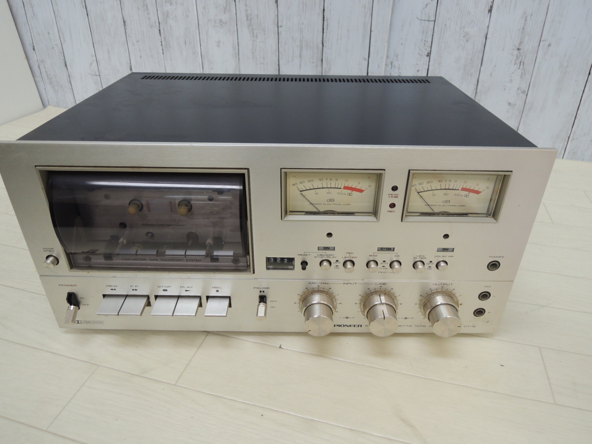 Yahoo!オークション Pioneer パイオニア カセットデッキ CT-9