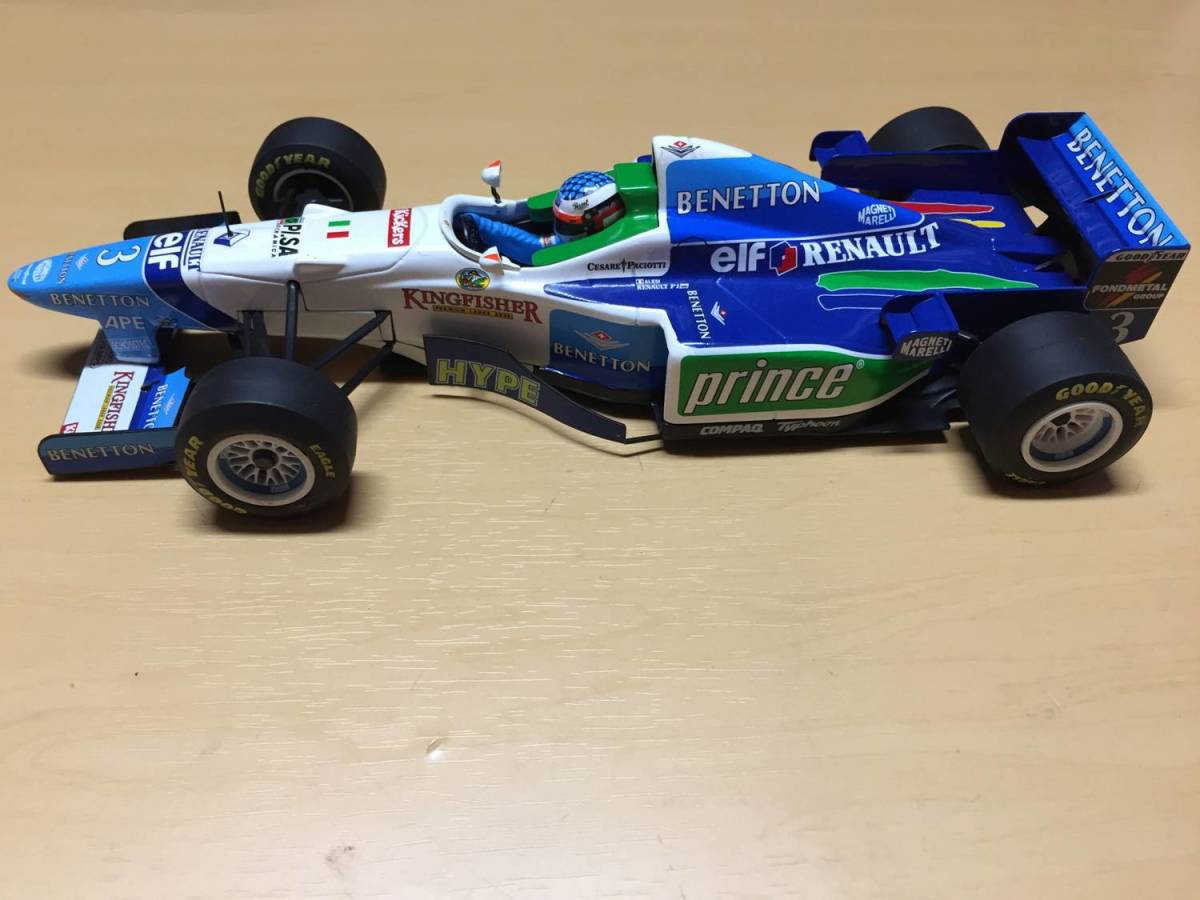 希少 1/18 ベネトンルノー Benetton B196 J.アレジ 1996 96年 ジャンアレジ Renault ミニチャンプ minichanps アレジ PMA