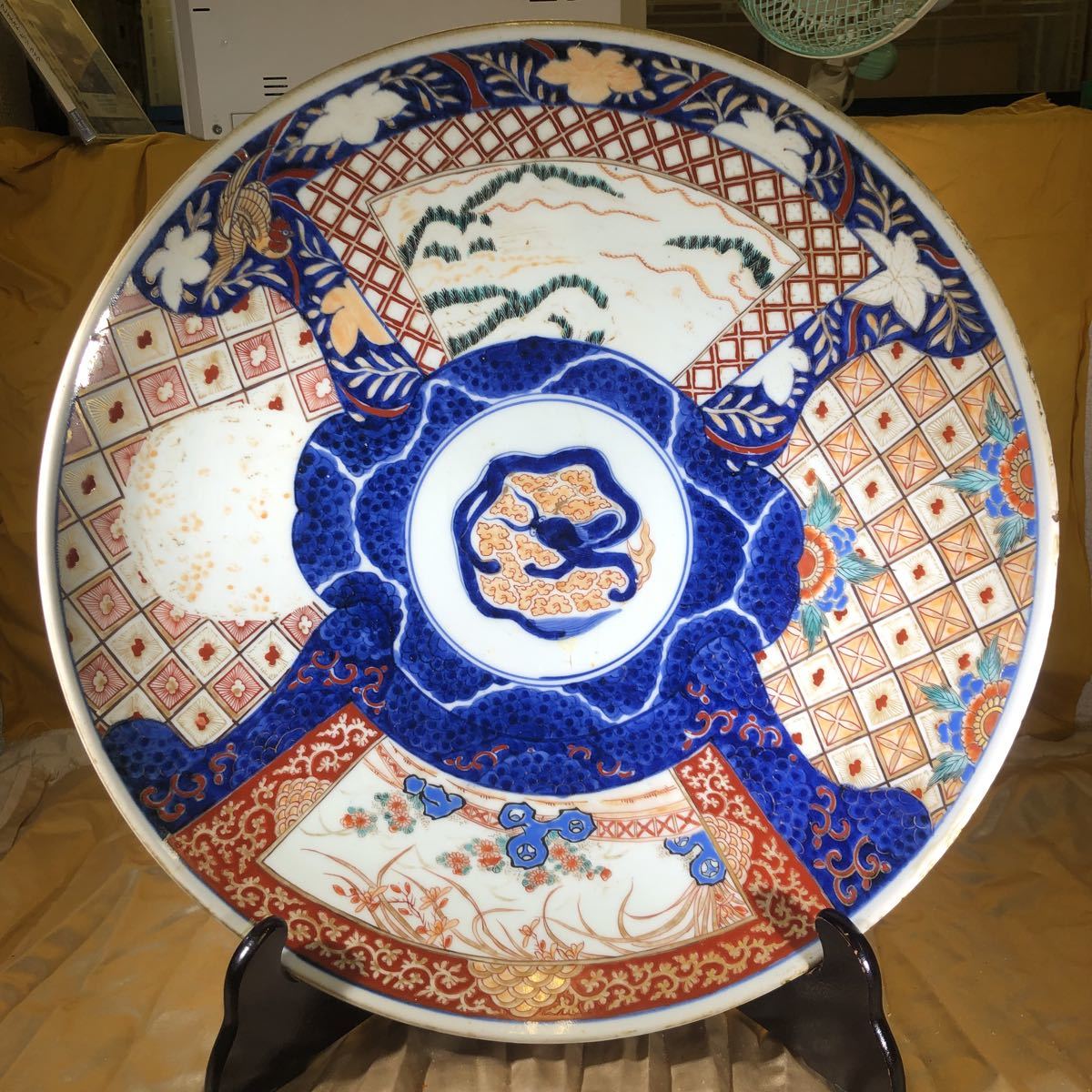 古伊万里 伊万里 七寸皿 金襴手 | 輪花 明治時代 iichi 色絵 日々の R