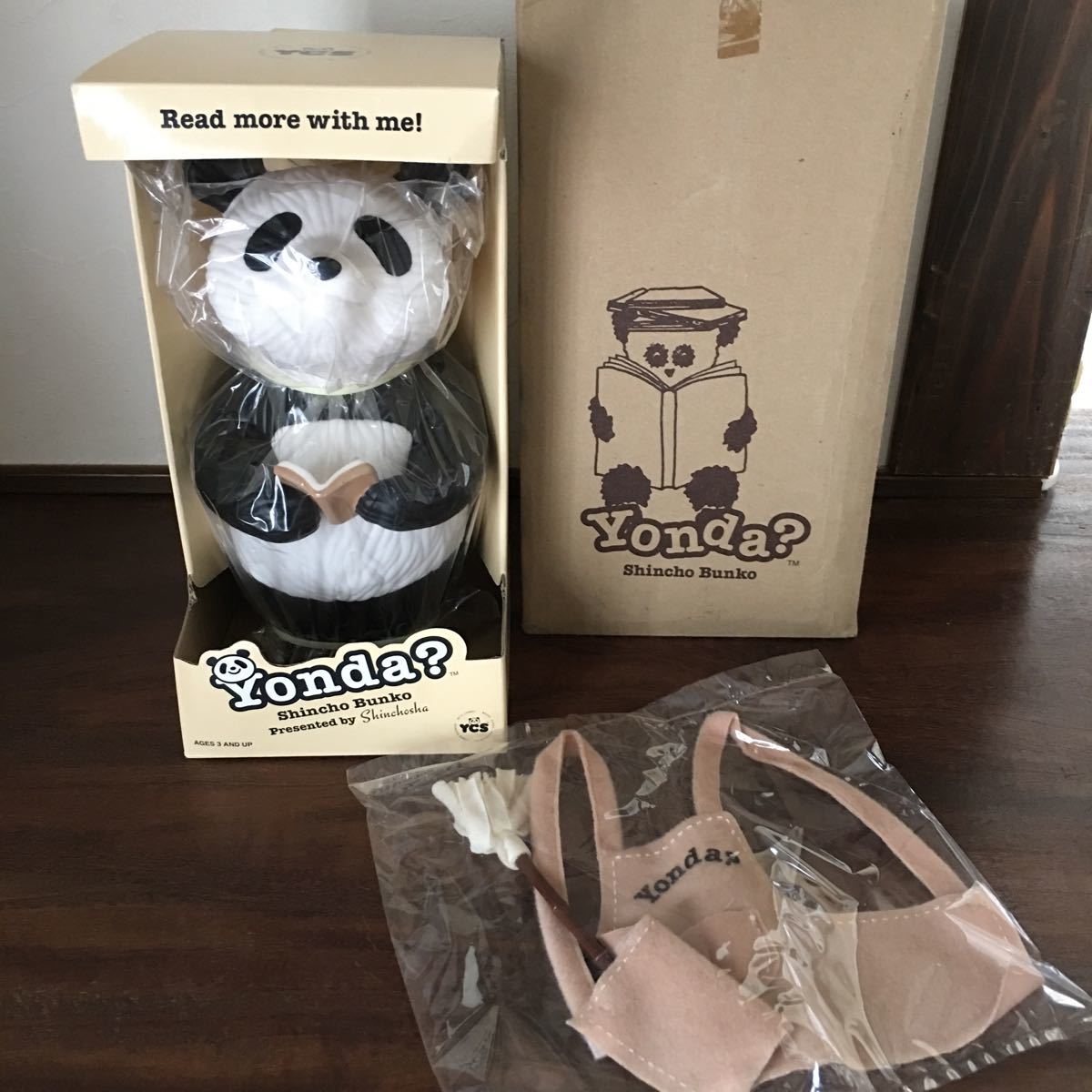 ☆-63 Yonda?パンダ フィギュア PANDA 新潮文庫 非売品(キャラクター 