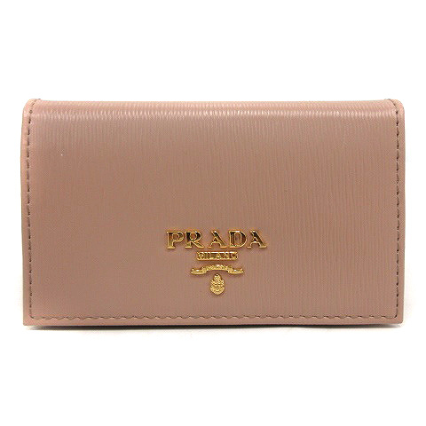 プラダ PRADA 名刺入れ カードケース レザー ロゴ VITELLO MOVE