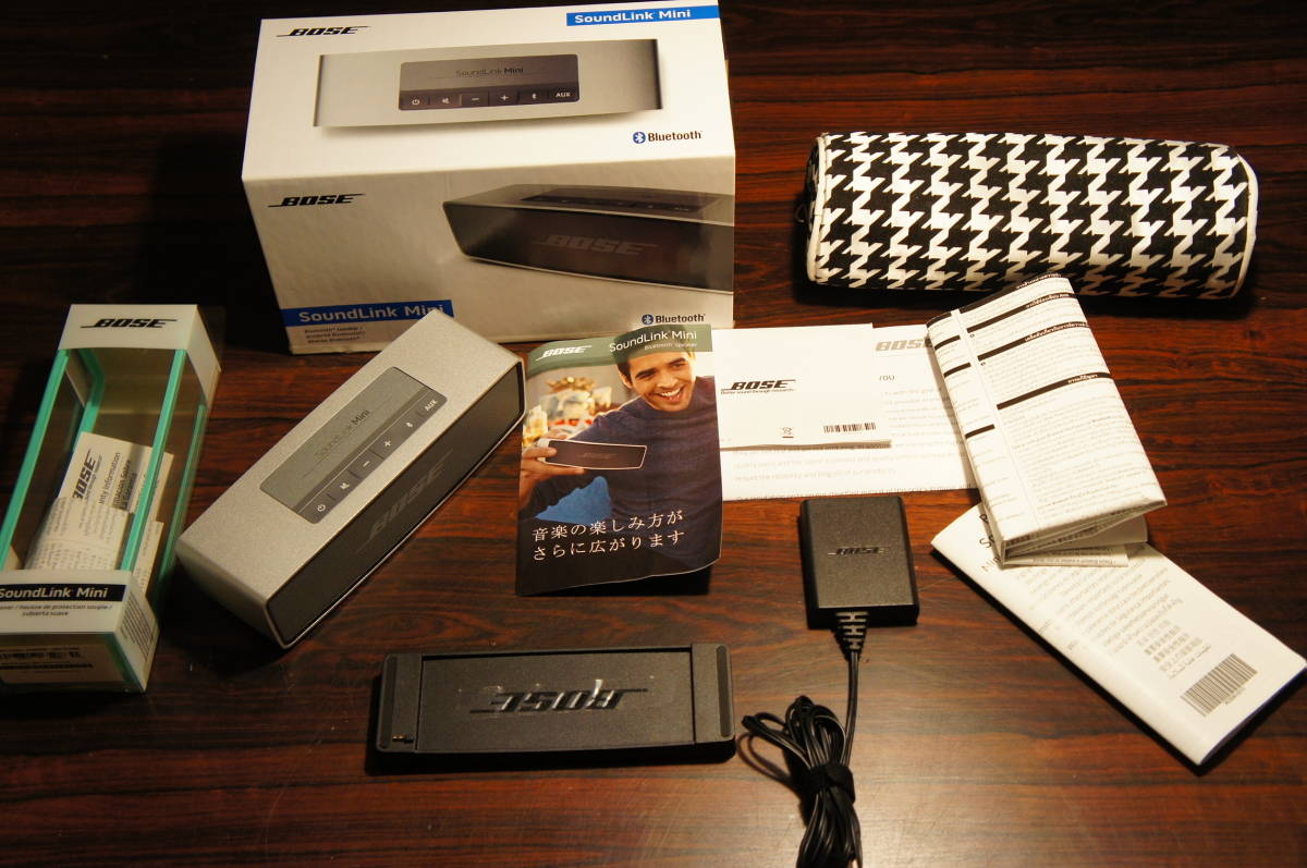 BOSE】 SOUND Link Mini ケース付き Bluetooth ワイヤレススピーカー