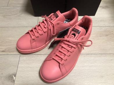 adidas by RAF SIMONS × STANSMITH レザースニーカー ラフシモンズ