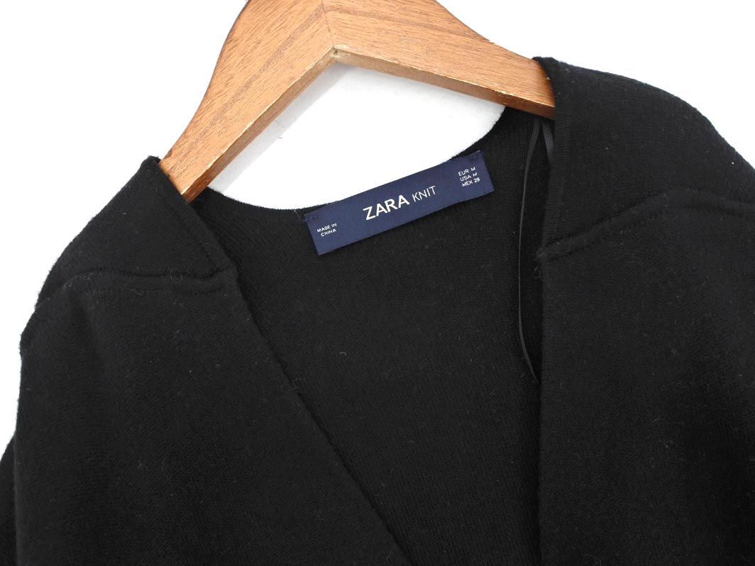 新 発売ファッション - ZARA ザラ ボア フェイクファー 黒 ロング 