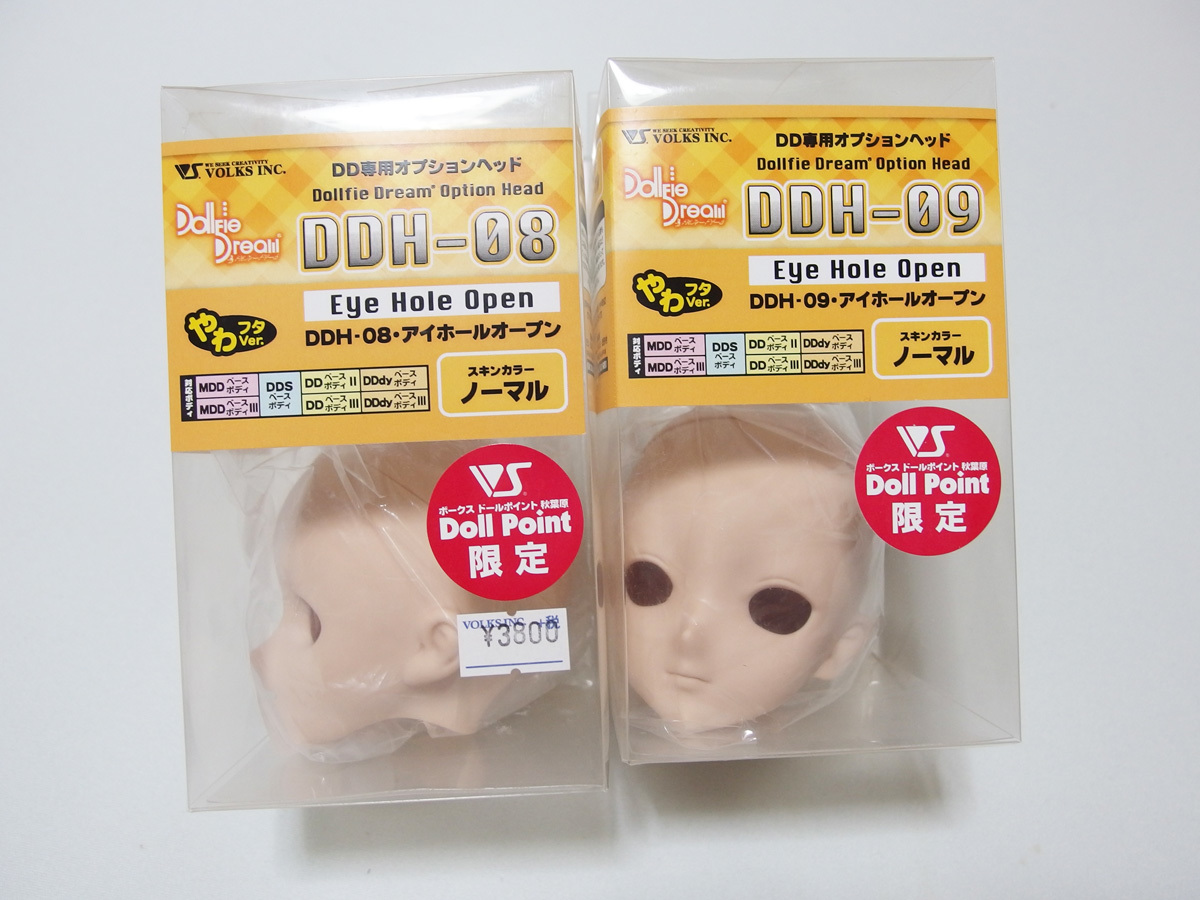 DDH-09 DD⁄ドリームチョイス ボークス カスタムヘッド セミホワイト肌 
