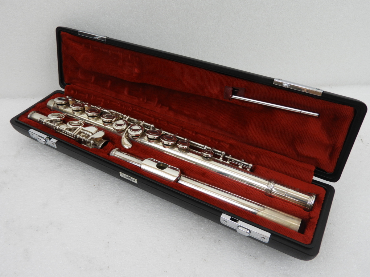 ▽YAMAHA ヤマハ フルート YFL311 初心者入門モデル ケース付き 現状品