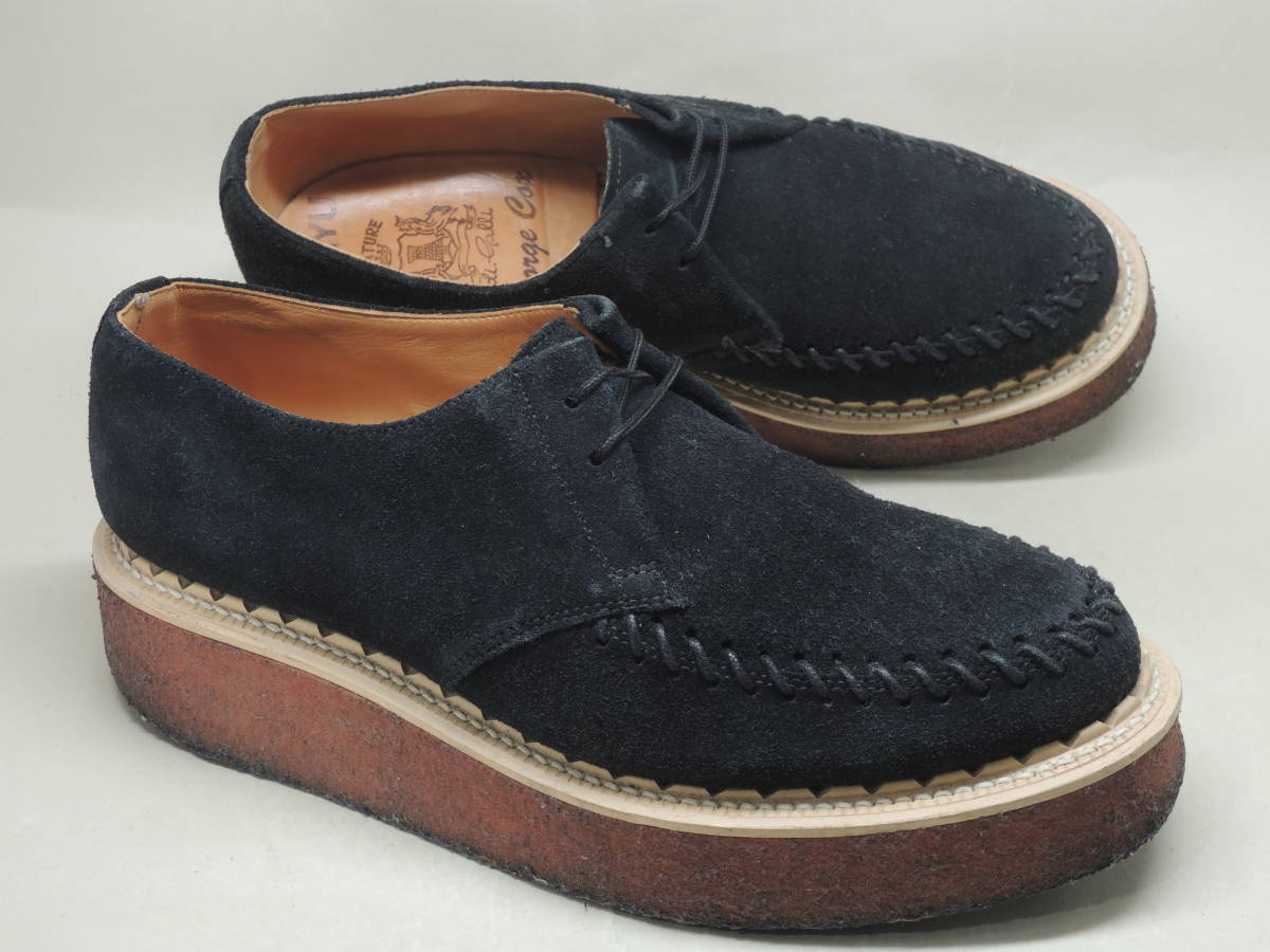 即決!限定! 英国製 GEORGE COX x GANRYU サイズUK 8 1/2 スエード 