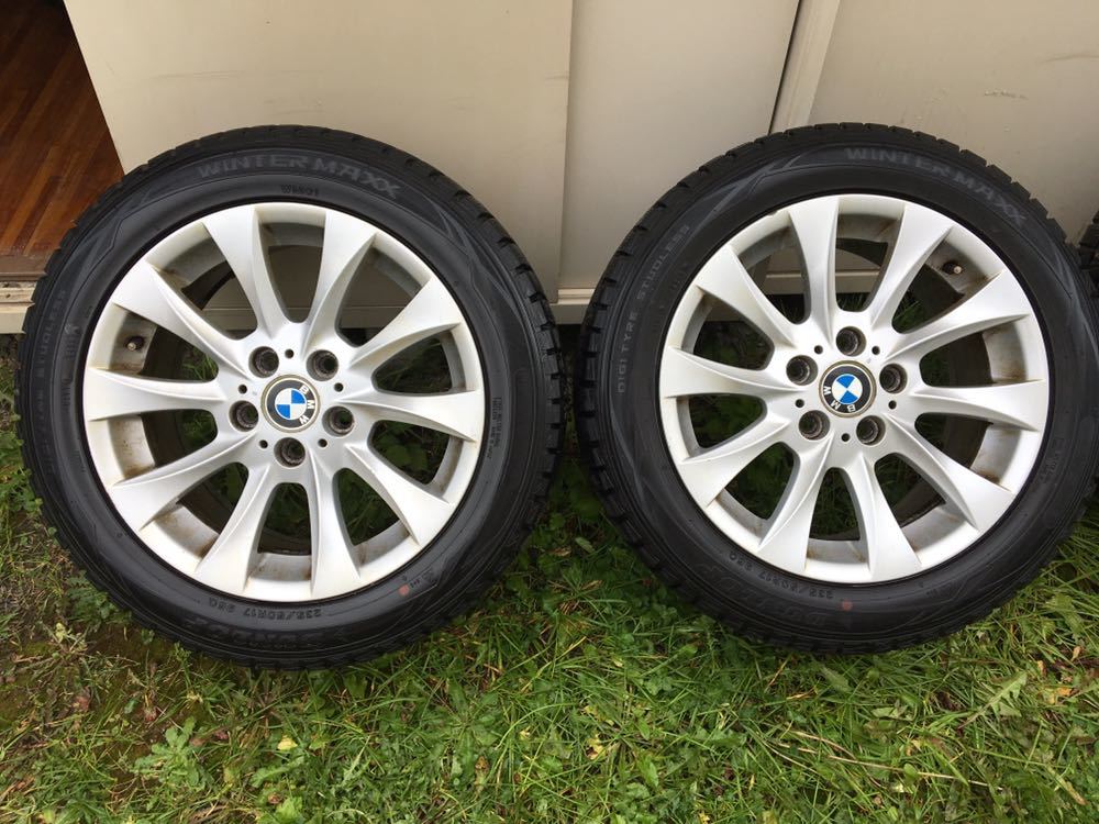 〓BMW純正ホイールX3X5などスタッドレスタイヤホイールセット 235/50 17インチ 中古〓_2