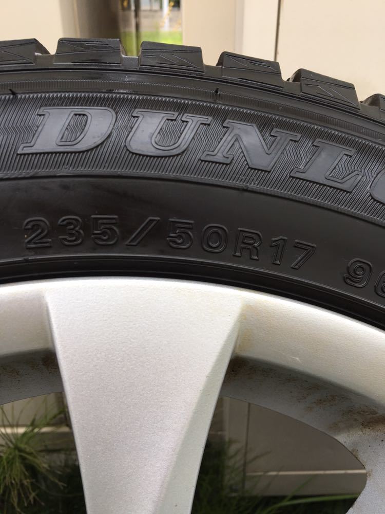 〓BMW純正ホイールX3X5などスタッドレスタイヤホイールセット 235/50 17インチ 中古〓_6