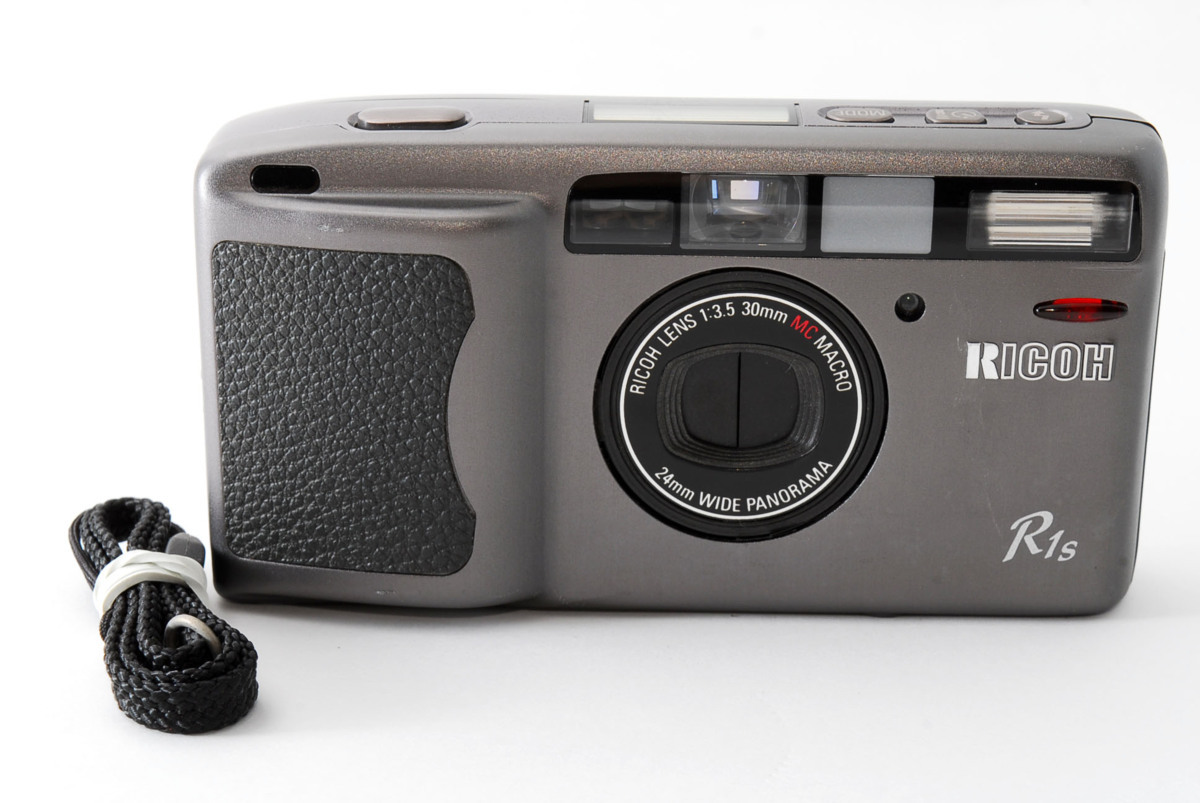 動作未確認美品リコー RICOH R1s ウルトラスリムAFコン フィルムカメラ ☆コンパクトフィルムカメラ☆ リコー RICOH R1S グレー RICOH R1s